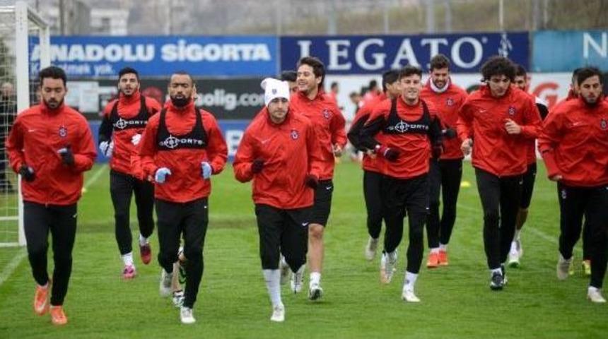 Trabzonspor&rsquo;Da Gaziantepspor Hazırlıkları &Ccedil;ift Idmanla S&uuml;r&uuml;yor