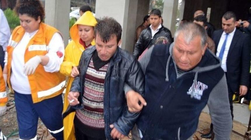 Bı&ccedil;ağı Boğazına Dayayan Gen&ccedil; İntihar Etmek İstedi