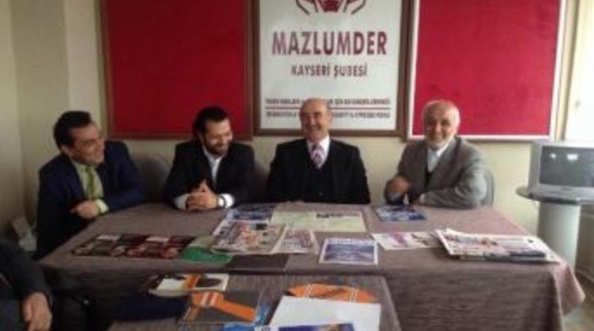Ak Parti Kayseri Milletvekili Aday Adayı Rıfat Yıldırım Mazlum-der&rsquo;i Ziyaret Etti