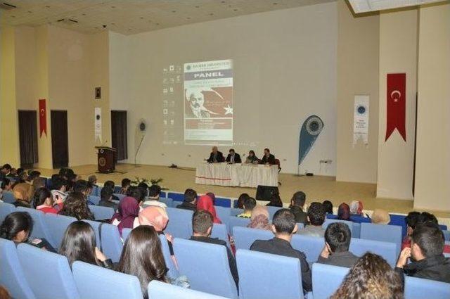 Batman Üniversitesi’nde Mehmet Akif Ersoy Paneli