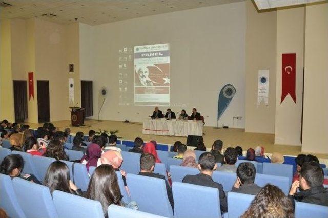 Batman &Uuml;niversitesi&rsquo;nde Mehmet Akif Ersoy Paneli 1