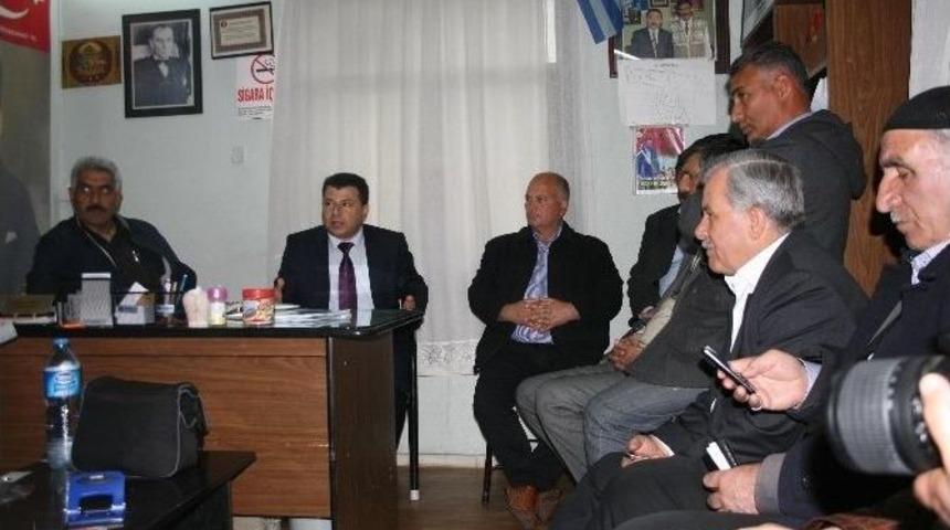 Tanrı&ouml;ver&rsquo;e Mahalle Muhtarlarından Destek