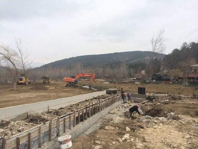 Başkan Bakıcı, Türbin Mesire Yerinde İncelemelerde Bulundu