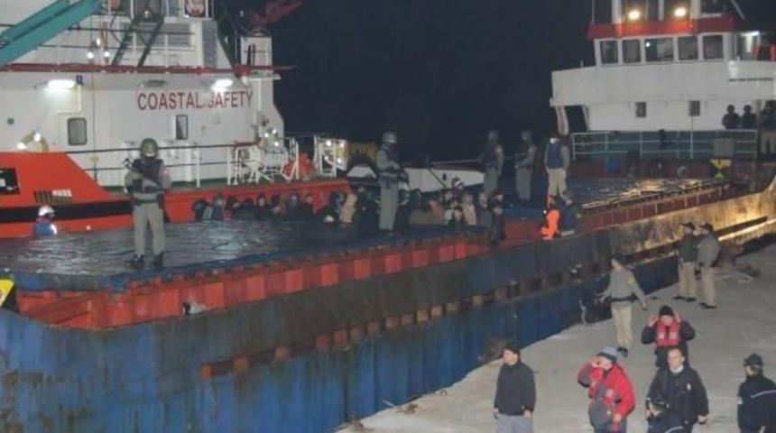 Turkish Coast Guard Fires On Rogue Ship, Captures Hundreds Of Migrants