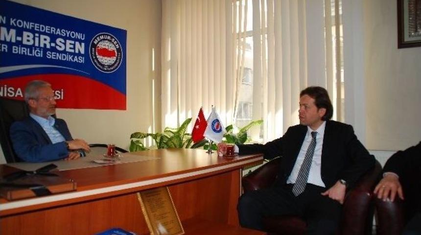 Yal&ccedil;ın&rsquo;dan Memur-sen&rsquo;e Ziyaret