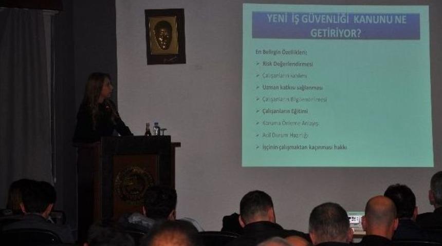 Giresun Ticaret Ve Sanayi Odası&rsquo;ndan &Uuml;yelerine İş G&uuml;venliği Eğitimi