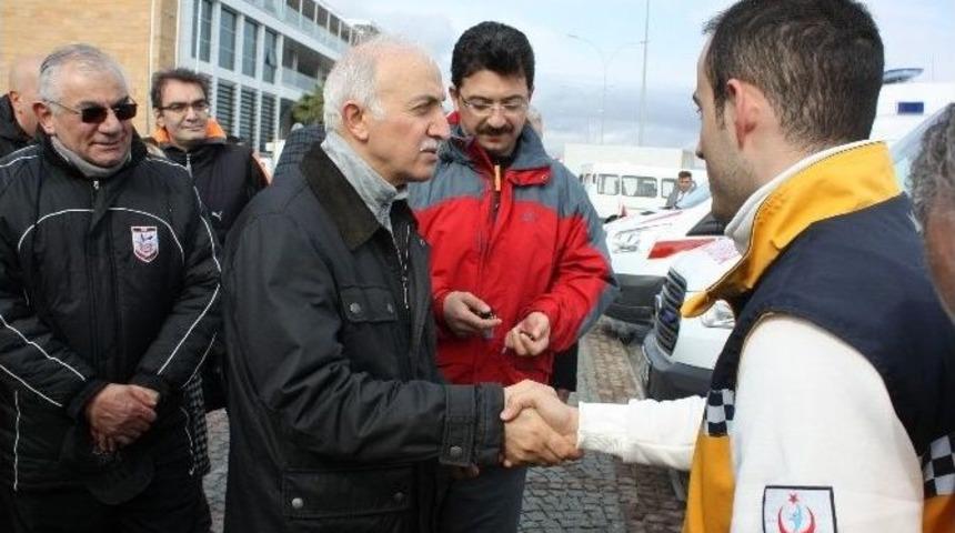 Samsun&rsquo;da 11 Yeni Ambulans Hizmete Başladı