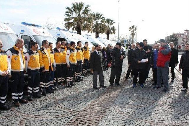 Samsun’da 11 Yeni Ambulans Hizmete Başladı