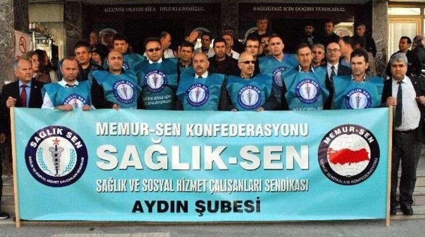 Aydın Sağlık-sen&rsquo;den Sağlık Bakanlığı&rsquo;na &Ccedil;ağrı
