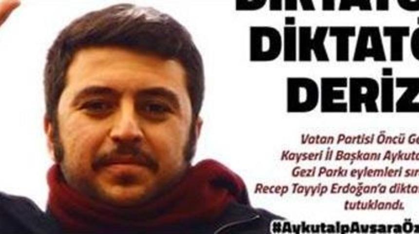 &Uuml;niversiteli Aykutalp, Erdoğan'a Hakaretten Cezaevine Konuldu