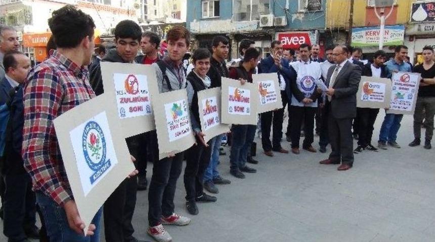 Kızıltepe&rsquo;de Sınavların Yapılmamasına Tepki