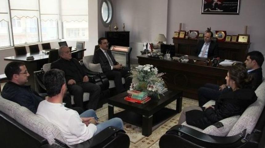 T&uuml;fenkci Eczacılar Odası&rsquo;nı Ziyaret Etti