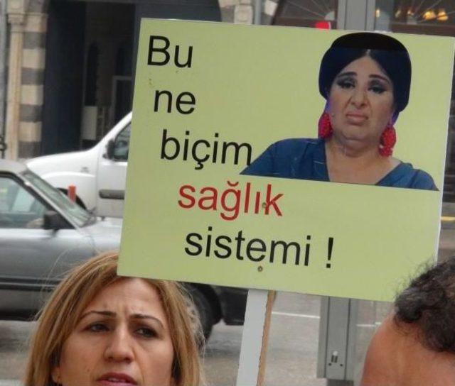 Gaziantep te Sağlık &Ccedil;alışanlarından Iş Bırakma Eylemi 1