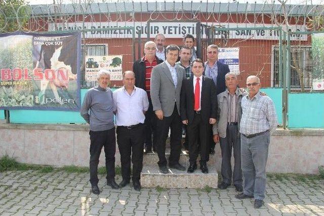 Eryılmaz&rsquo;dan Manisa Damızlık Sığır Yetiştiricilerine Ziyaret 1