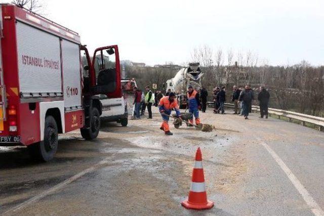 Yola D&ouml;k&uuml;len Mazot Kazaya Neden Oldu 1