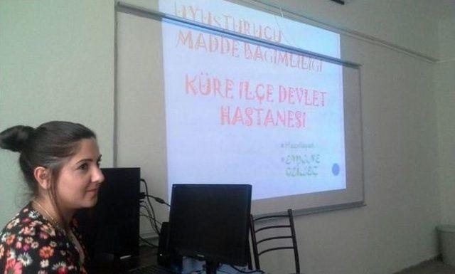 Küre Devlet Hastanesi’nden Öğrencilere Madde Bağımlılığı Semineri