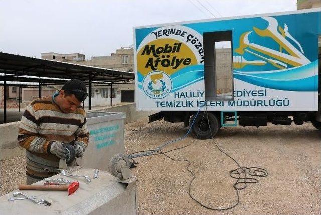 &Ccedil;&ouml;p Konteynrlarına, Mobil At&ouml;lye 1