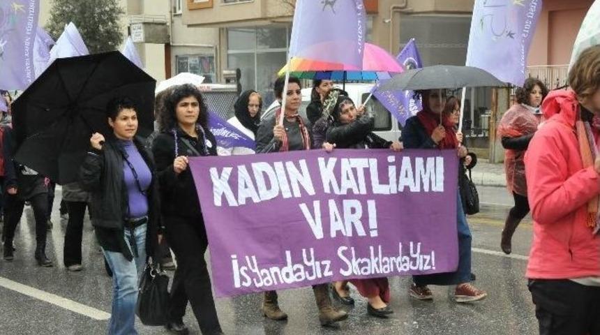 Dünya Kadınları Muğla’da Yürüdü