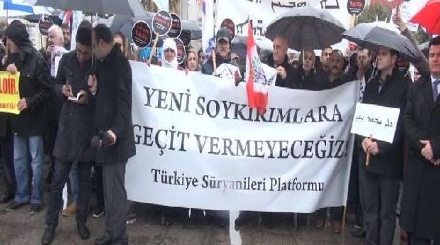 S&uuml;ryanilerden Işid Protestosu