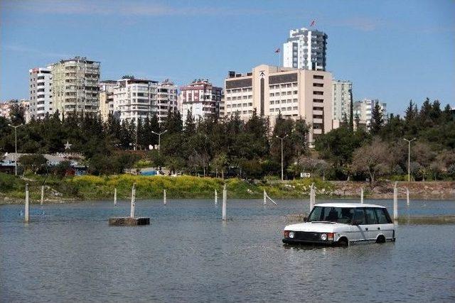 Barajda Suyun Yükseldiğini Fark Etmeyince Mahsur Kaldı