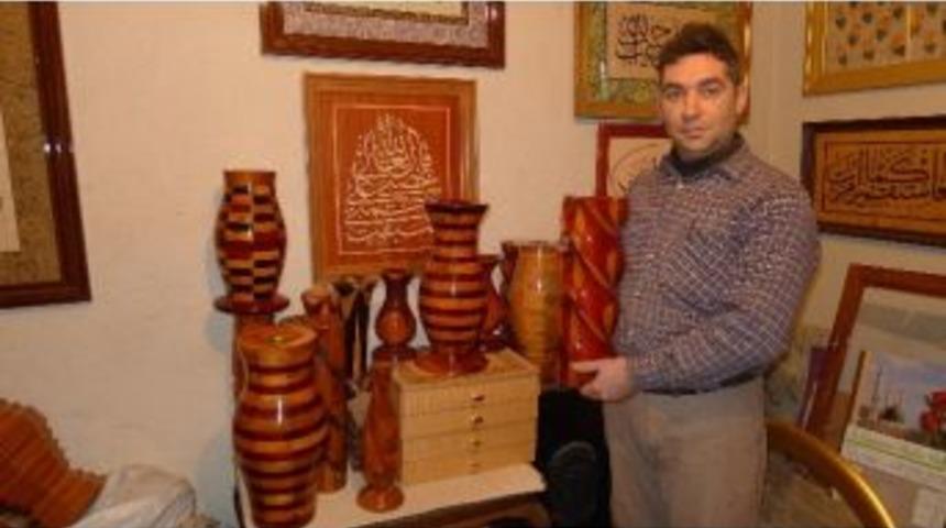 (&ouml;zel Haber) Ahşabı Sanata D&ouml;n&uuml;şt&uuml;rd&uuml;