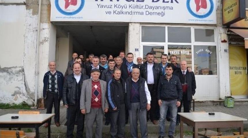 Ak Parti Milletvekili Aday Adayı Salih Cora, Yavuz-der&rsquo;i Ziyaret Etti