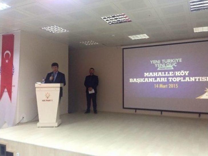 Milletvekili Bünyamin Özbek Ak Parti Mahalle Ve Köy Başkanları Toplantısına Katıldı G4