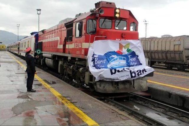  barış Treni  Kayseri de 2