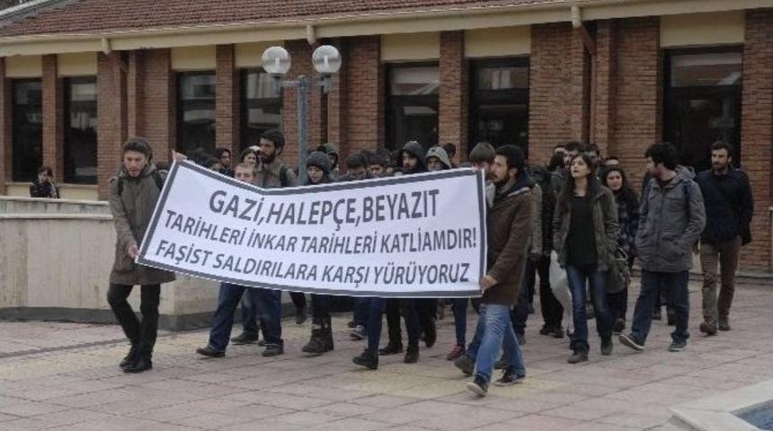Eskişehir&rsquo;de &rsquo;beyazıt Katliamı&rsquo; Protestosu