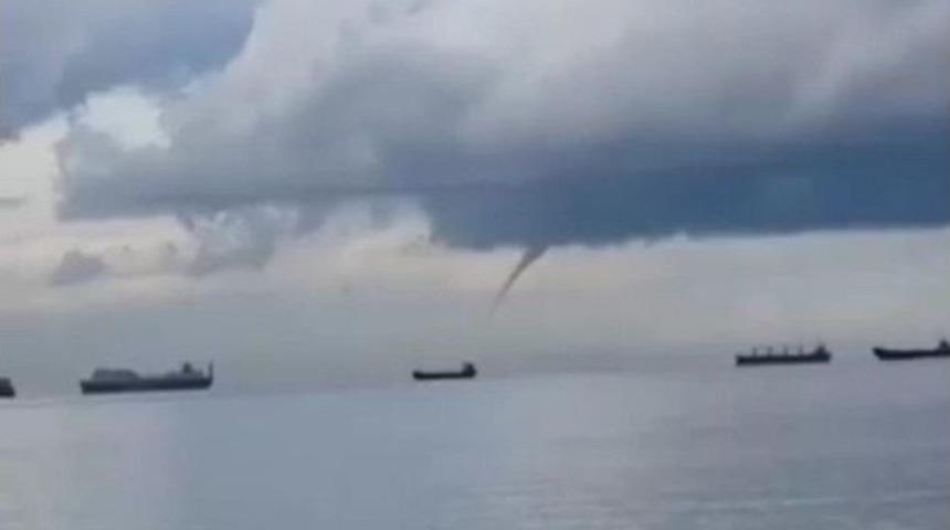 İskenderun K&ouml;rfezi&rsquo;nde Hortum