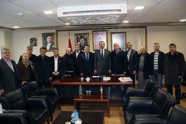 19 Mayıs Ziraat Odası&rsquo;ndan Ak Parti&rsquo;ye Ziyaret 1