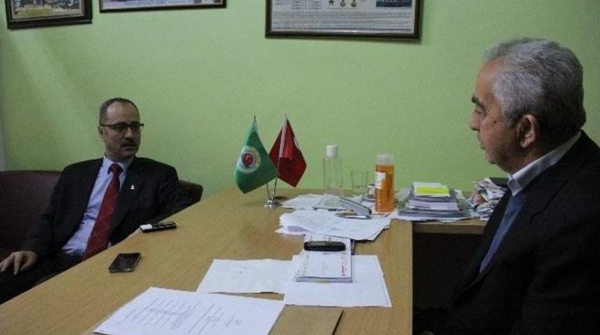 Emin &Ouml;zkan&rsquo;dan Ziraat Odasına Ziyaret