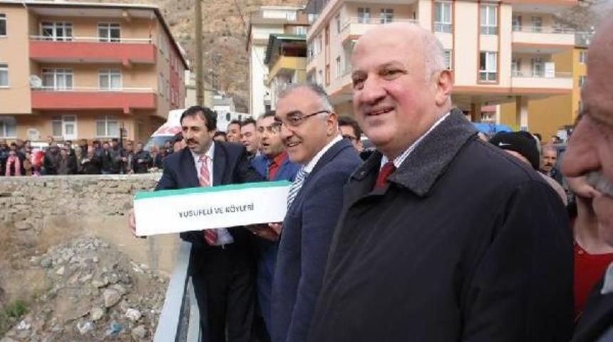 Sular Altında Kalacak Yusufeli&rsquo;Nde Tepki Mitingi