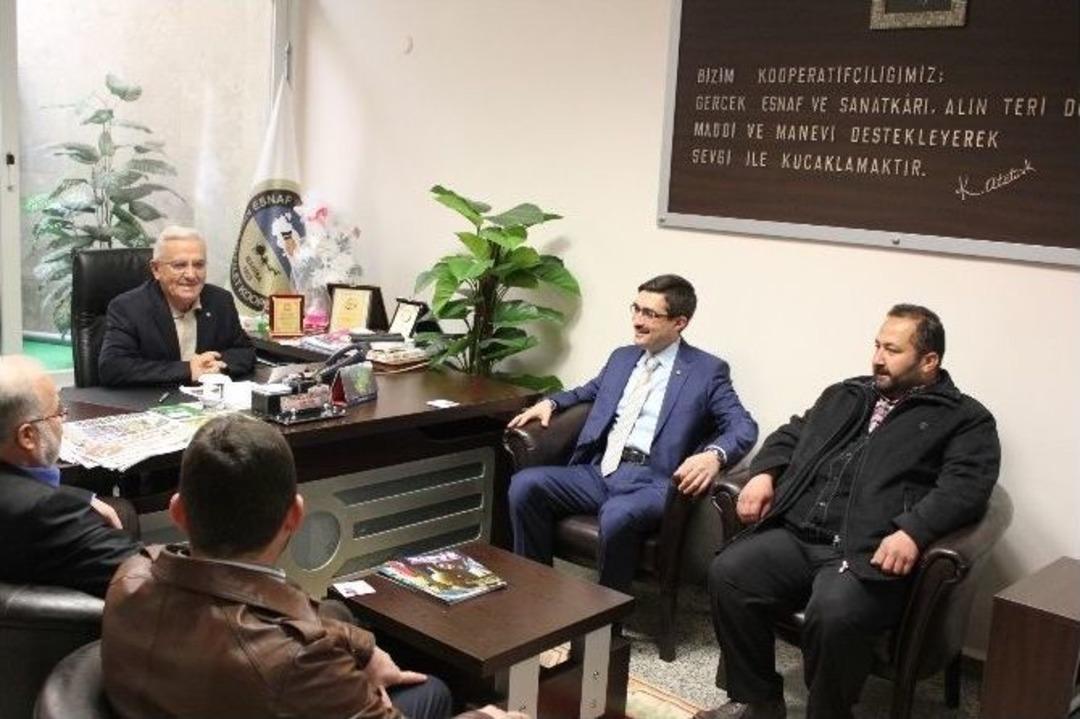 Tekin, Esnaf Ve &Ccedil;ift&ccedil;i Odalarını Ziyaret Etti