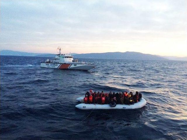 Bodrum’da Sahil Güvenlik Ekipleri 2 Mülteci Grubunu Kurtardı