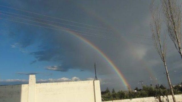 Kilis'te Yağmur Sonrası Gökkuşağı