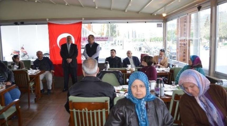 S&ouml;ke Mhp&rsquo;den Şehit Aileleri Ve Gazilere Kahvaltı