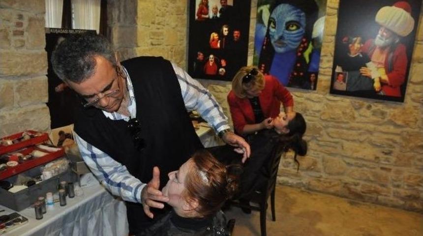 Kuşadası&rsquo;nda Plastik Makyaj Sergisi