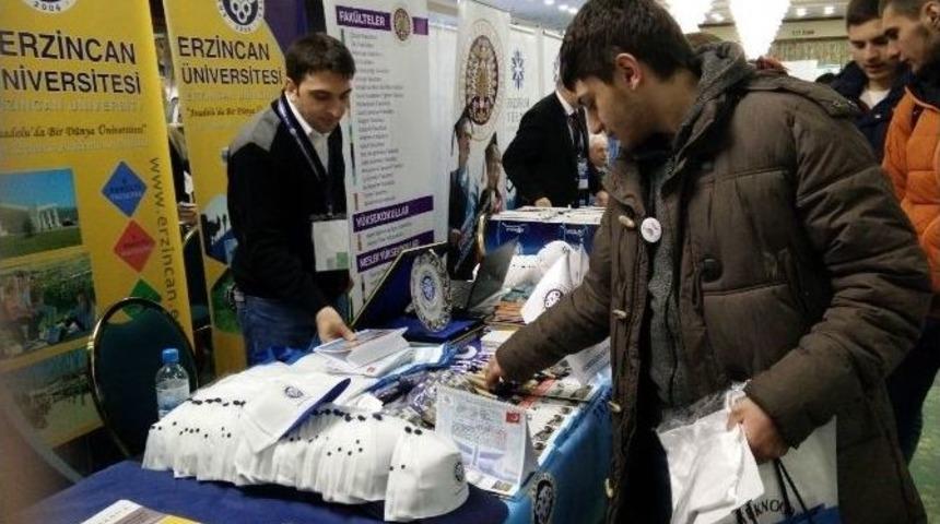 Erzincan &Uuml;niversitesi &Uuml;sk&uuml;p Eğitim Fuarına Katıldı