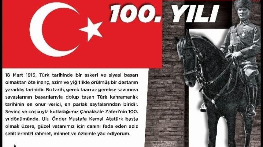&Ccedil;anakkale Zaferi 100. Yılında Edremit&rsquo;te T&ouml;renlerle Kutlanacak