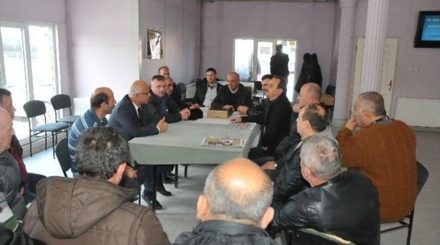 Aday Adayı İbrahim Bilgin Taşıyıcı Esnafı İle Bir Araya Geldi Destek İstedi