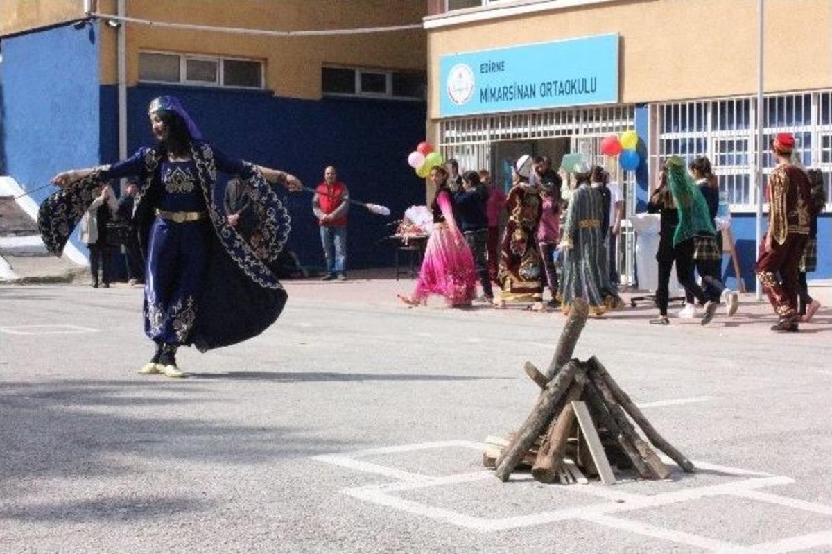 Edirne&rsquo;de Dezavantajlı &Ouml;ğrenciler Nevruz&rsquo;u Erken Karşıladı