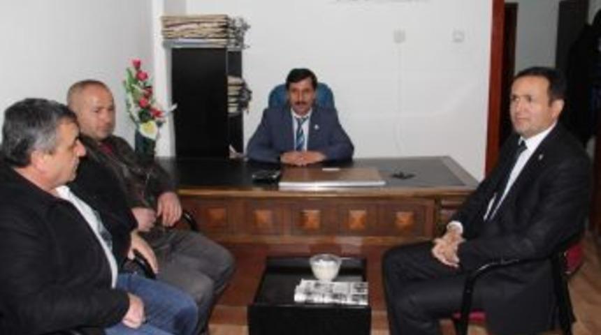 Karaca&rsquo;dan Muhtarlar Derneği&rsquo;ne Ziyaret