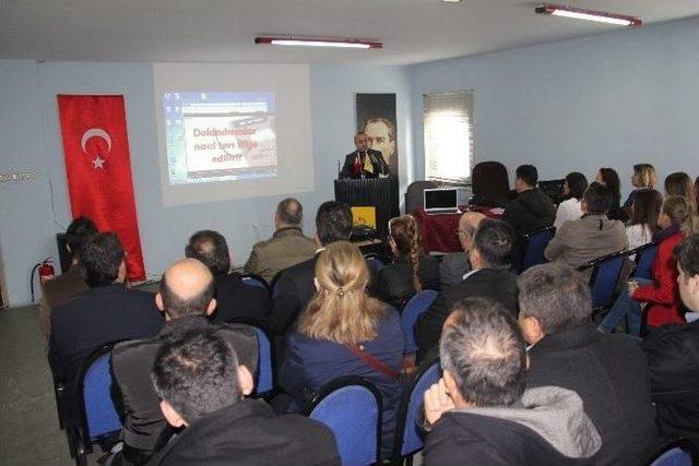 Ptt Çalışanları Zonguldak Emniyeti Tarafından Bilgilendirildi