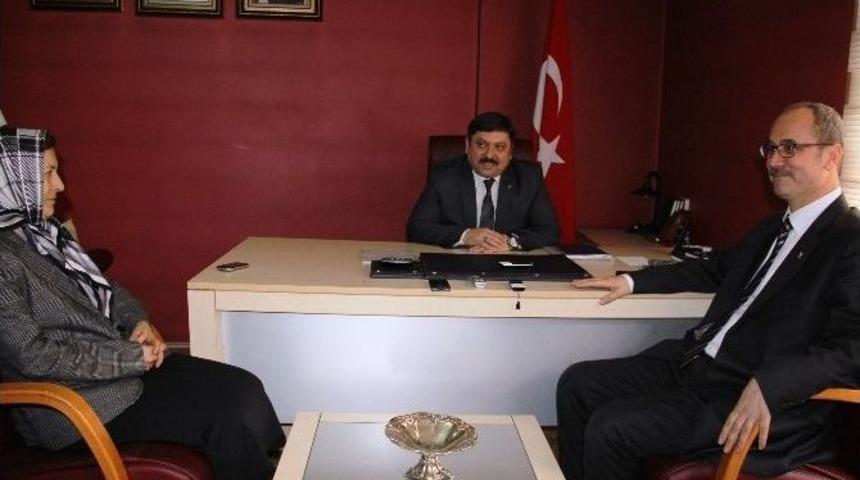 Emin &Ouml;zkan&rsquo;dan Mhp İl Teşkilatına Ziyaret