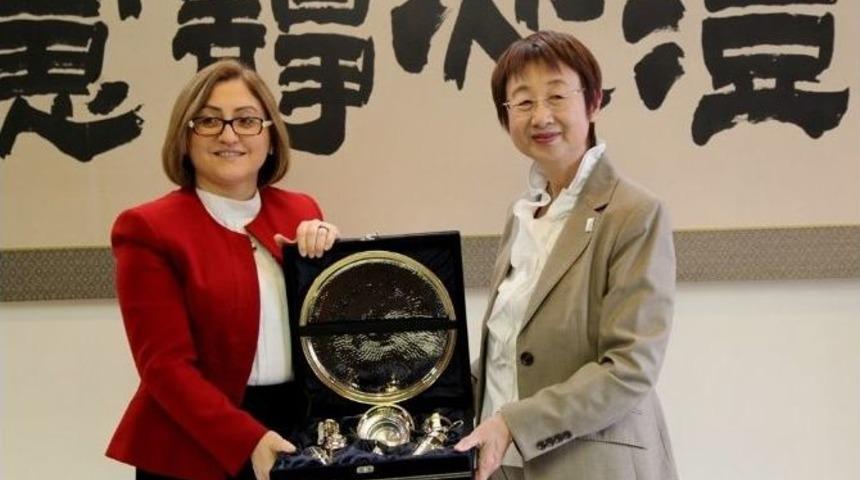 Fatma Şahin&rsquo;den Sendai&rsquo;nin Kadın Belediye Başkanı Okuyama&rsquo;ya Ziyaret