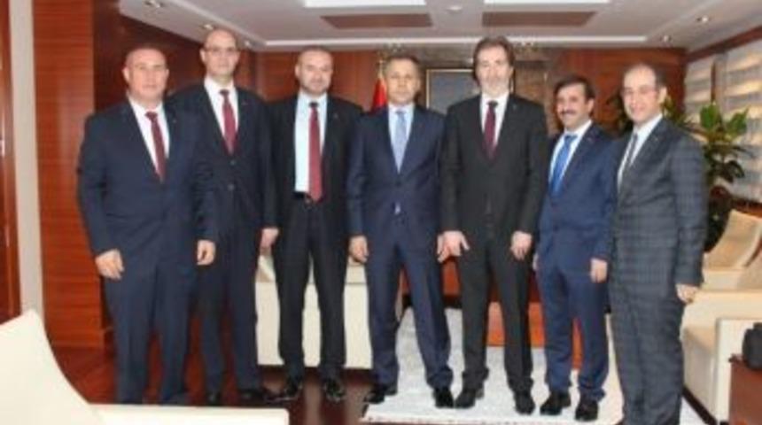 M&uuml;siad Y&ouml;netiminden Vali Yerlikaya&rsquo;ya Ziyaret