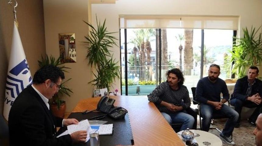 Denizciler, Başkan Kocadon&rsquo;a Dernek &Ccedil;alışmalarından Bahsetti