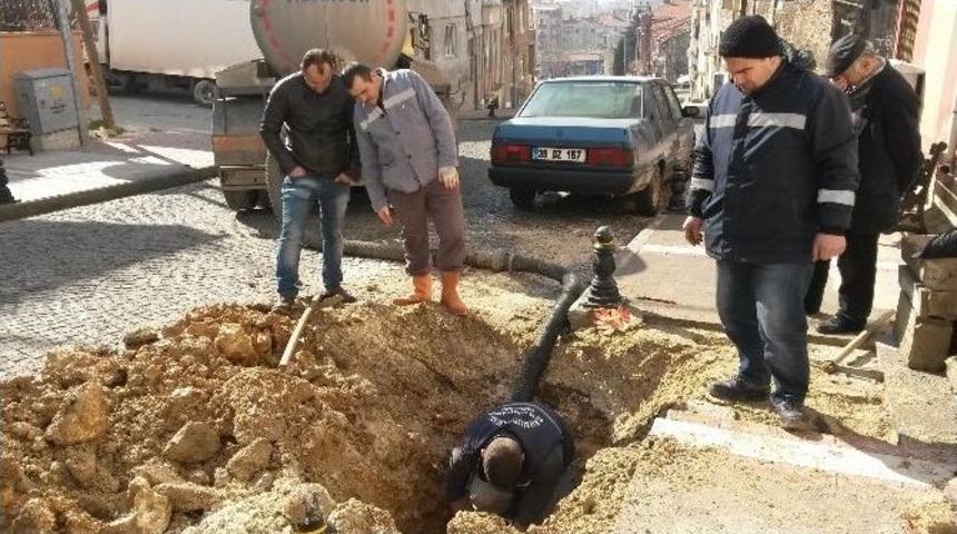 Kırklareli Belediyesi Personeli Gece G&uuml;nd&uuml;z G&ouml;revde