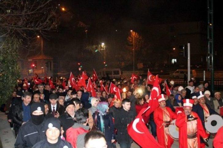 Kastamonu’da Çanakkale Şehitleri İçin Saygı Yürüyüşü G1